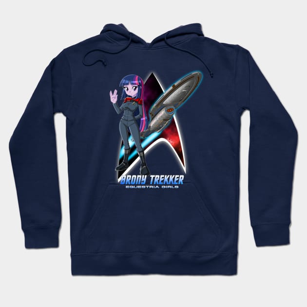 Brony Trekker: Equestria Girls TS Ver. Hoodie by CaptRicoSakara